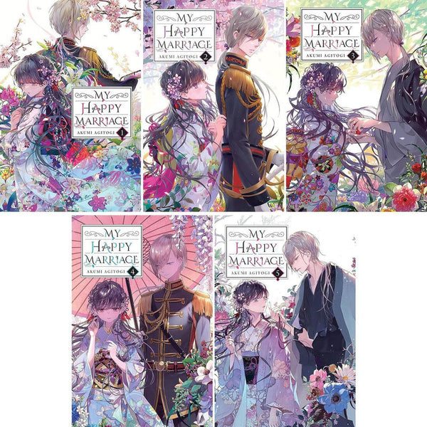 My Happy Marriage Light Novel Set Vol. 1-5 by Akumi Agitogi
