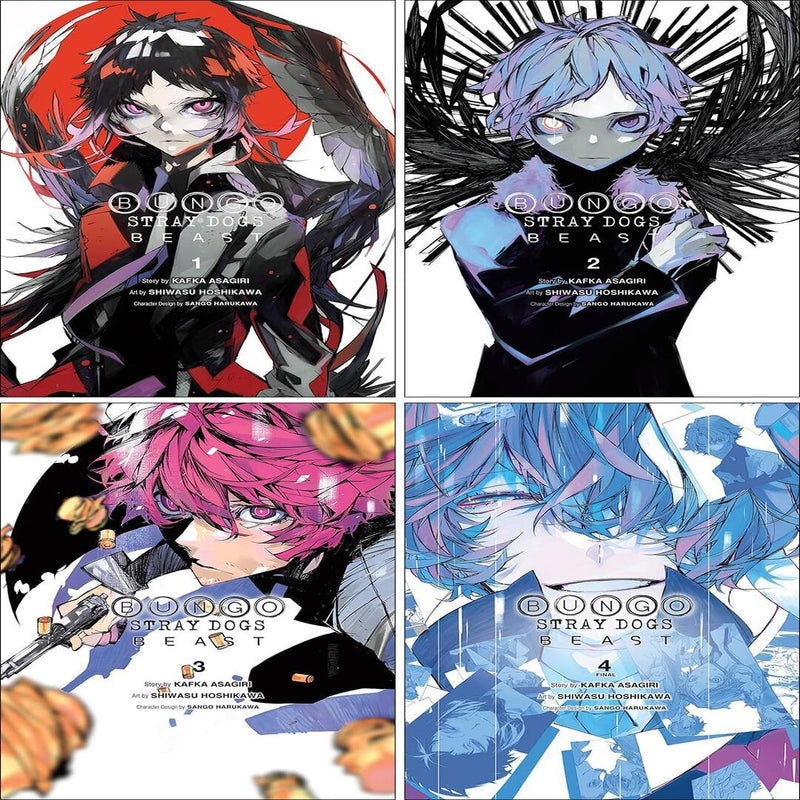 Bungo Stray Dogs:Beast Vol. 1-4 by Kafka Asagiri