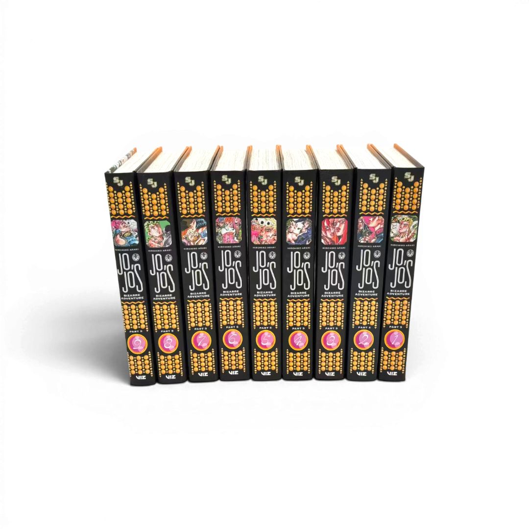 JoJo’s Bizarre Adventure Part 5: Golden Wind Manga Collection (Volumes 1–9) by Hirohiko Araki