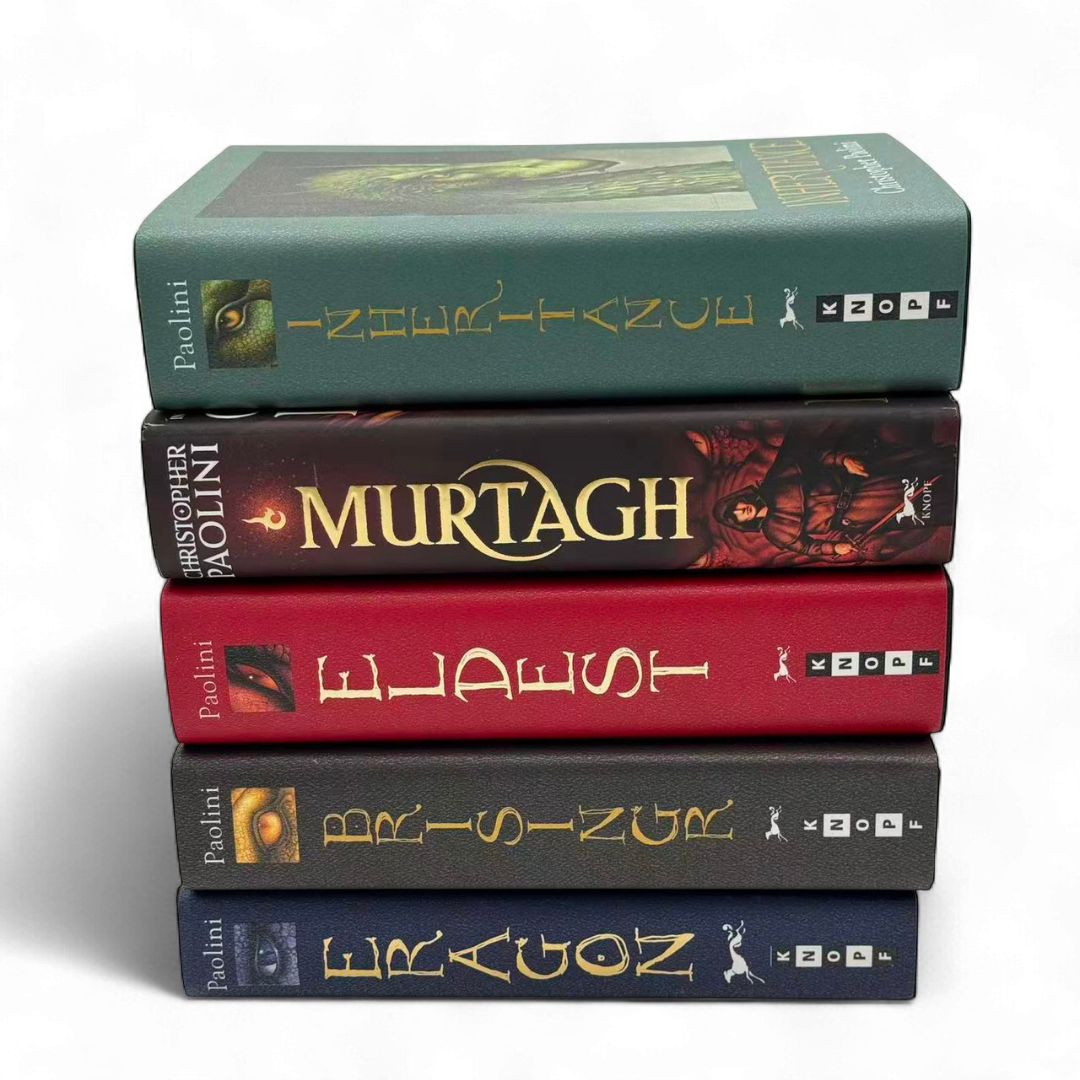 The Inheritance Cycle Series 5-Book Set by Christopher Paolini (Eragon, Eldest, Brisingr, Inheritance, Murtagh: The World of Eragon)