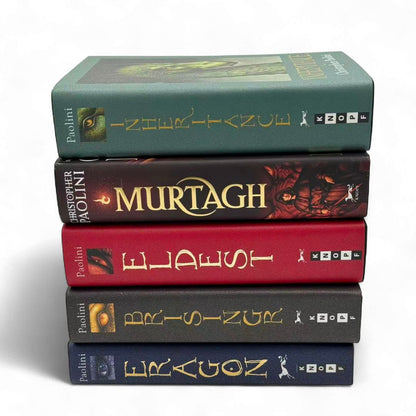 The Inheritance Cycle Series 5-Book Set by Christopher Paolini (Eragon, Eldest, Brisingr, Inheritance, Murtagh: The World of Eragon)