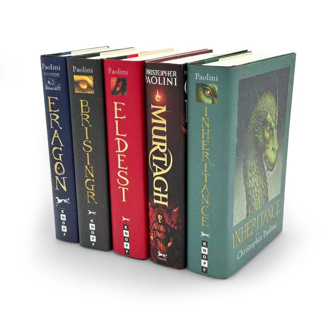 The Inheritance Cycle Series 5-Book Set by Christopher Paolini (Eragon, Eldest, Brisingr, Inheritance, Murtagh: The World of Eragon)
