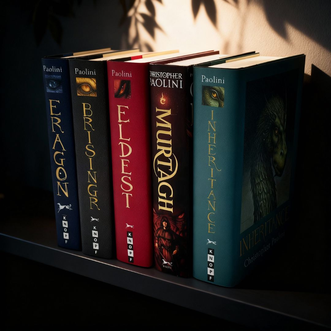 The Inheritance Cycle Series 5-Book Set by Christopher Paolini (Eragon, Eldest, Brisingr, Inheritance, Murtagh: The World of Eragon)