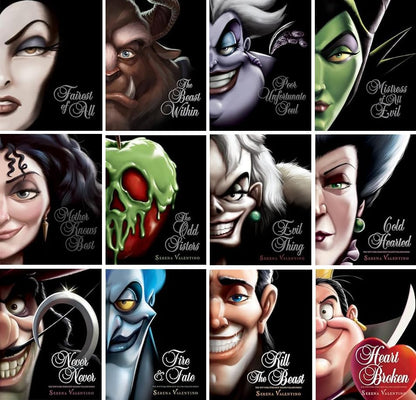 Disney Villains Series Complete 12-Book Collection