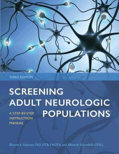 Screening Adult Neurologic Populations [Paperback] Sharon A. Gutman and Alison B. Schonfeld