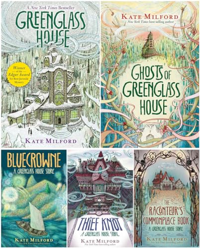 Greenglass House Series 5 Books Set [Paperback] Kate Milford and Nicole Wong Jaime Zollars
