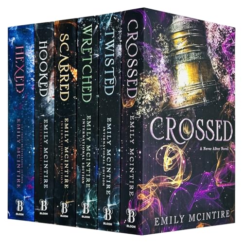 Never After Series Complete 6 Books Collection Set By Emily McIntire (Hexed, Hooked, Scarred, Wretched, Twisted & Crossed) [Paperback] Emily McIntire
