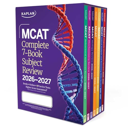 MCAT Complete 7-Book Subject Review 2026-2027, Set Includes Books, Online Prep, 3 Practice Tests (Kaplan Test Prep) [Paperback] Kaplan Test Prep