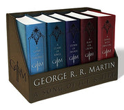 A Game of Thrones / A Clash of Kings / A Storm of Swords / A Feast for Crows / A Dance with Dragons (Song of Ice and Fire Series) (A Song of Ice and Fire) Set of 5 books, Pack of 5 [Leather Bound] Martin, George R. R.