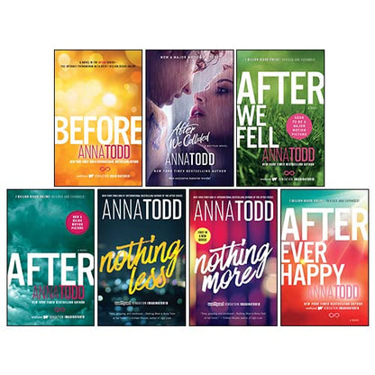 The After & The Landon Series 7 Books Collection Set By Anna Todd (After, After Ever Happy, After We Collided, After We Fell, Before, Nothing More & Nothing Less) [Paperback] Anna Todd