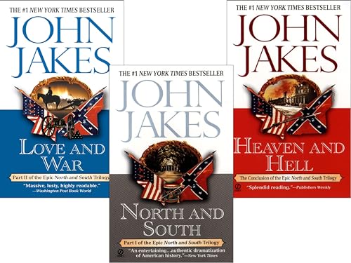 John Jakes 3 Book Set "North and South", "Love and War" and "Heaven and Hell" (North and South Trilogy) [Mass Market Paperback] John Jakes