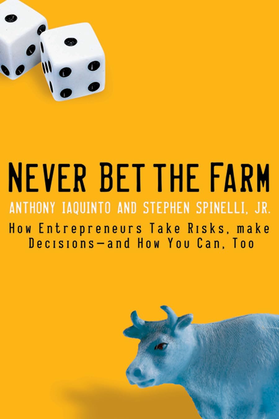 Never Bet the Farm: How Entrepreneurs Take Risks, Make Decisions -- and How You Can, Too [Paperback] Iaquinto, Anthony
