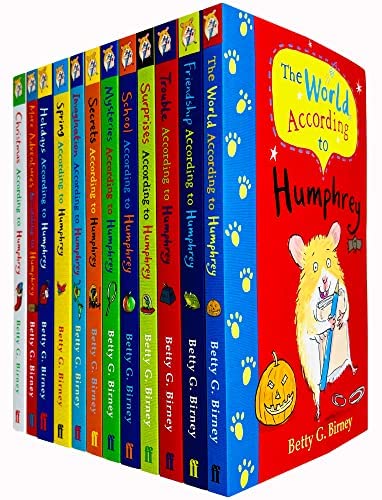 According to Humphrey Series 12 Books Collection Set By Betty G. Birney (Surprises, School, Friendship, Holidays, The World, Christmas, Spring, Imagination, Secrets, Mysteries, More Adventures, Trouble) [Paperback] Betty G. Birney