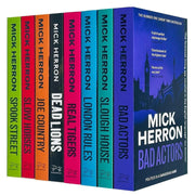 Slough House Thriller Series 8 Books Collection Set By Mick Herron (Slow Horses, Dead Lions, Real Tiger, Spook Street, London Rules, Joe Country, Slough House & Bad Actors)