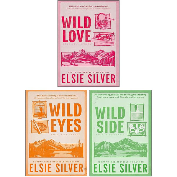 Rose Hill Series 3 Books Collection Set By Elsie Silver (Wild Love, Wild Eyes & Wild Side) [Paperback] Elsie Silver