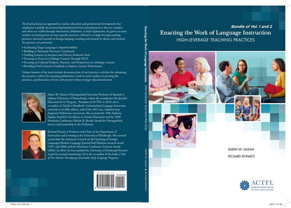Enacting the Work of Language Instruction Bundle (Vol 1, Vol 2) Donato, Richard and Glisan, Eileen
