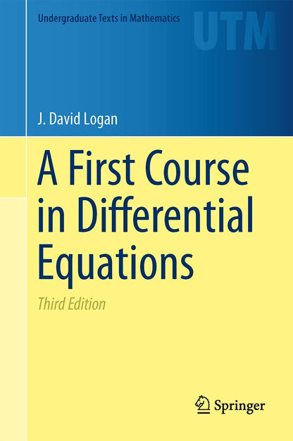 A First Course in Differential Equations — Third Edition (Hardcover)