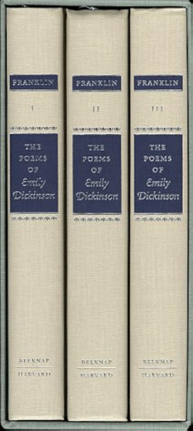 The Poems of Emily Dickinson (Variorum Edition) [Hardcover] Dickinson, Emily and Franklin, R. W.
