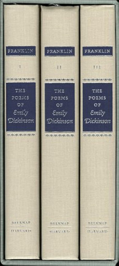 The Poems of Emily Dickinson (Variorum Edition) [Hardcover] Dickinson, Emily and Franklin, R. W.