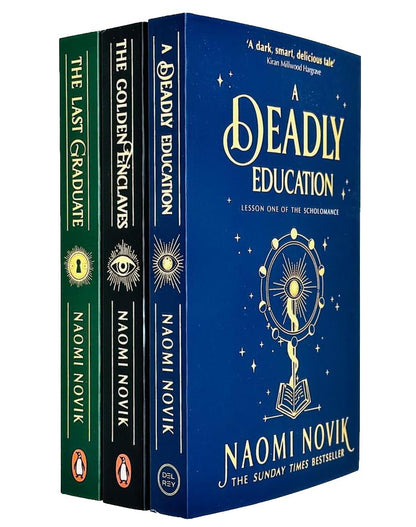 Scholomance Series 3 Books Collection Set By Naomi Novik(A Deadly Education, The Last Graduate, The Golden Enclaves) [Paperback] Naomi Novik