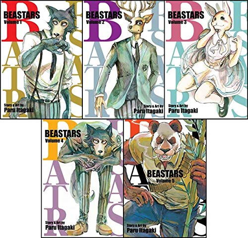 Beastars Manga Set, Vol. 1-5 [Paperback] Paru Itagaki