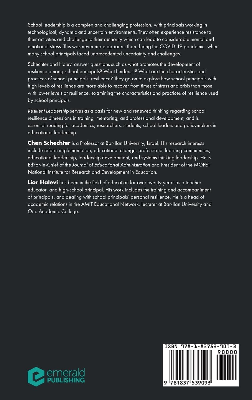 Resilient Leadership: School Leaders Thriving in Adversity and Crisis (Hardcover) — additional view