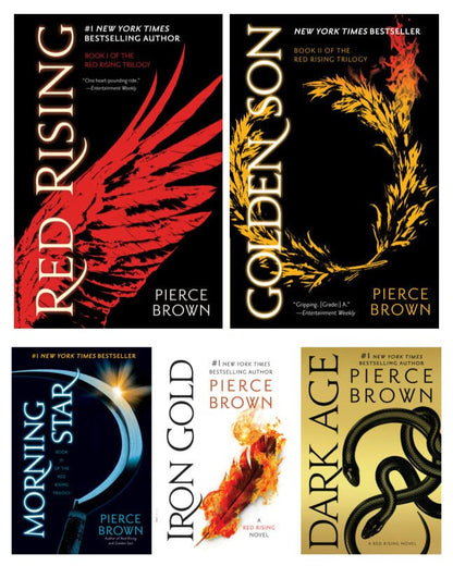 Red Rising Series 5 Books Set by Pierce Brown (Paperback Edition) [Paperback] Pierce Brown