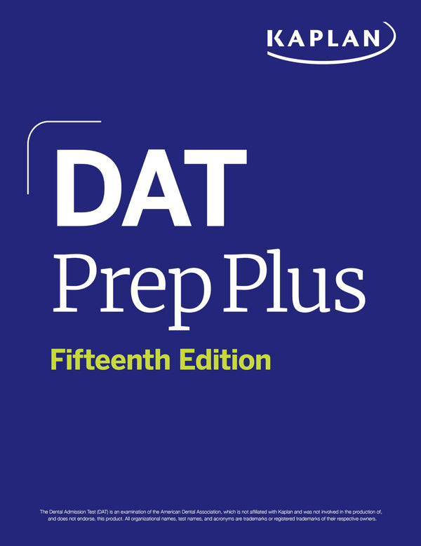 DAT Prep Plus 2026 — Fifteenth Edition (Paperback)