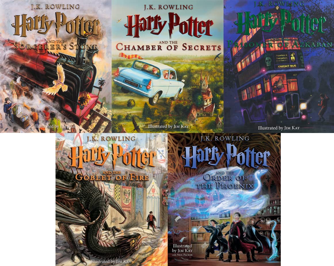 Harry Potter Illustrated Collection 1-5 [Hardcover] J.K. Rowling and Jim Kay