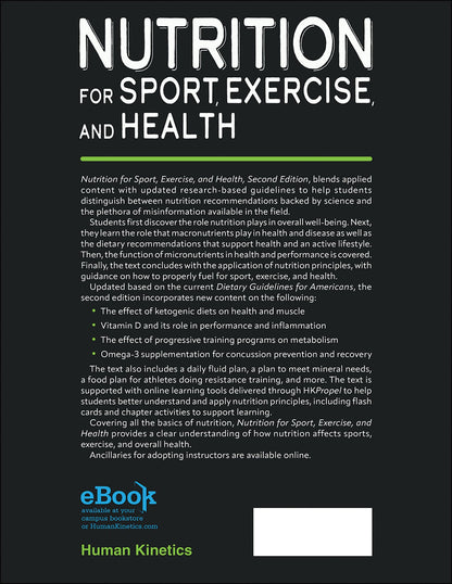 Nutrition for Sport, Exercise, and Health — Second Edition (Paperback) — additional view