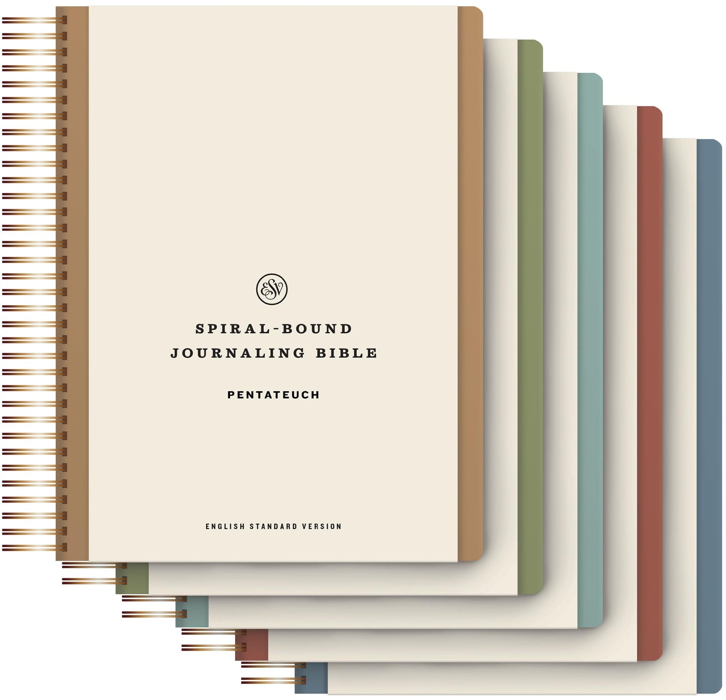 ESV Spiral-Bound Journaling Bible, Five-Volume Set (Hardcover): Holy Bible, English Standard Version [Product Bundle] ESV Bibles