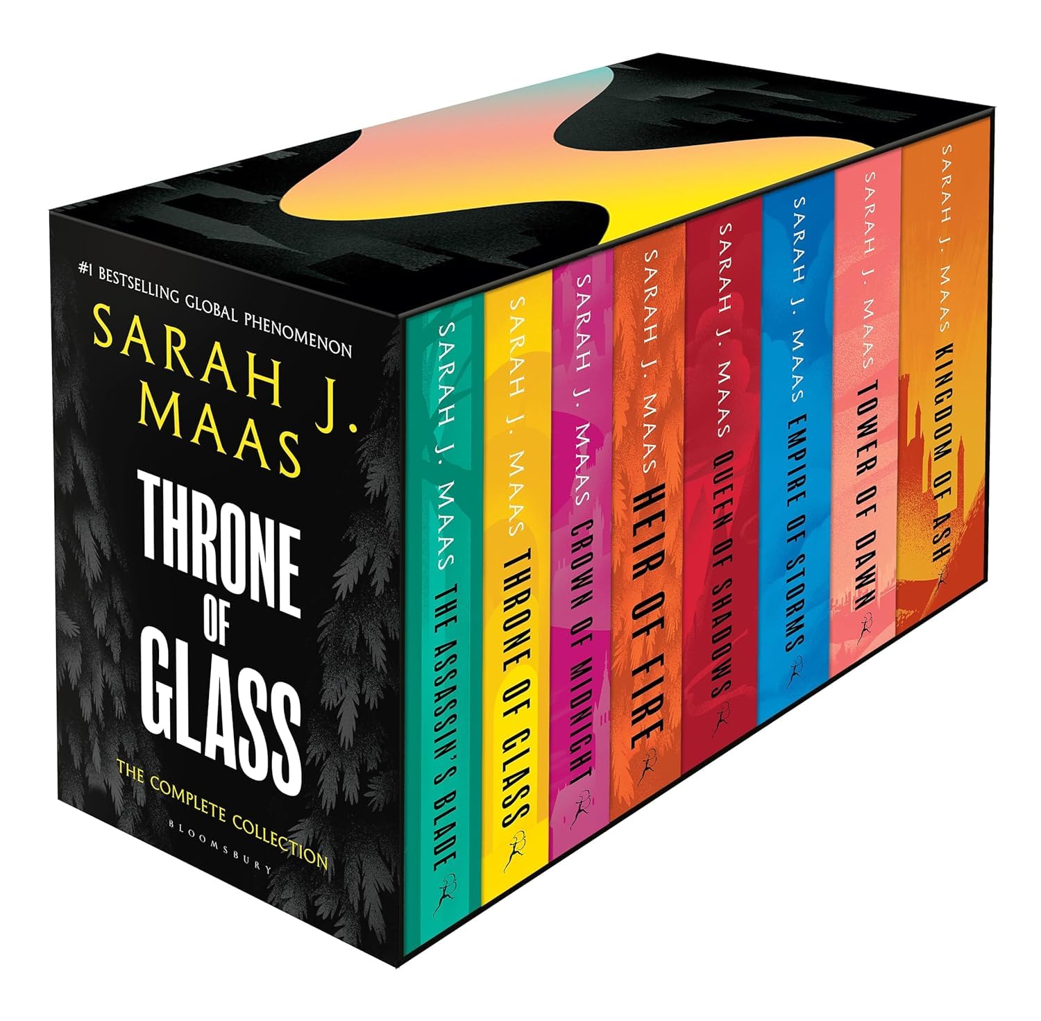 Throne Of Glass Series Collection 7 Books Set By Sarah J Maas - Heir of Fire, The Thorne Of Glass, Empire Of Storms, Tower Of Dawn, Crown Of Midnight, Queen Of Shadows, Kingdom of Ash