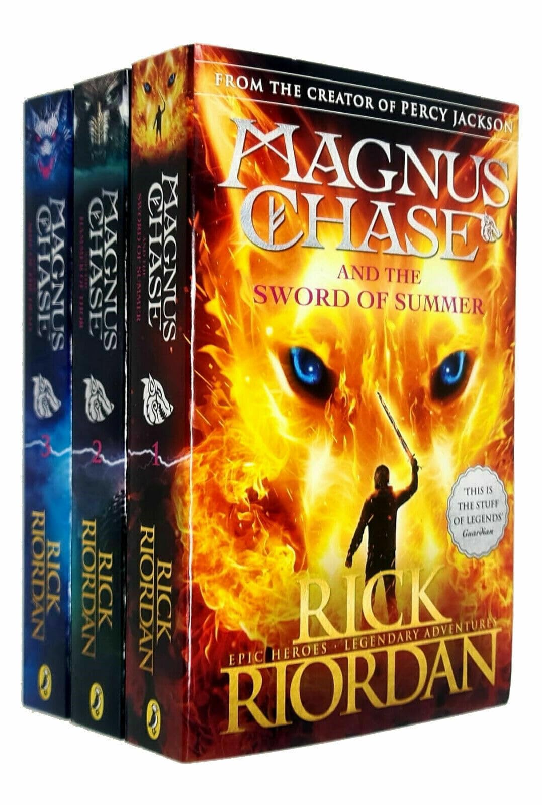 The Magnus Chase and the Gods of Asgard Series Books 1 - 3 Collection Box Set by Rick Riordan (Sword of Summer, Hammer of Thor & Ship of the Dead) Paperback