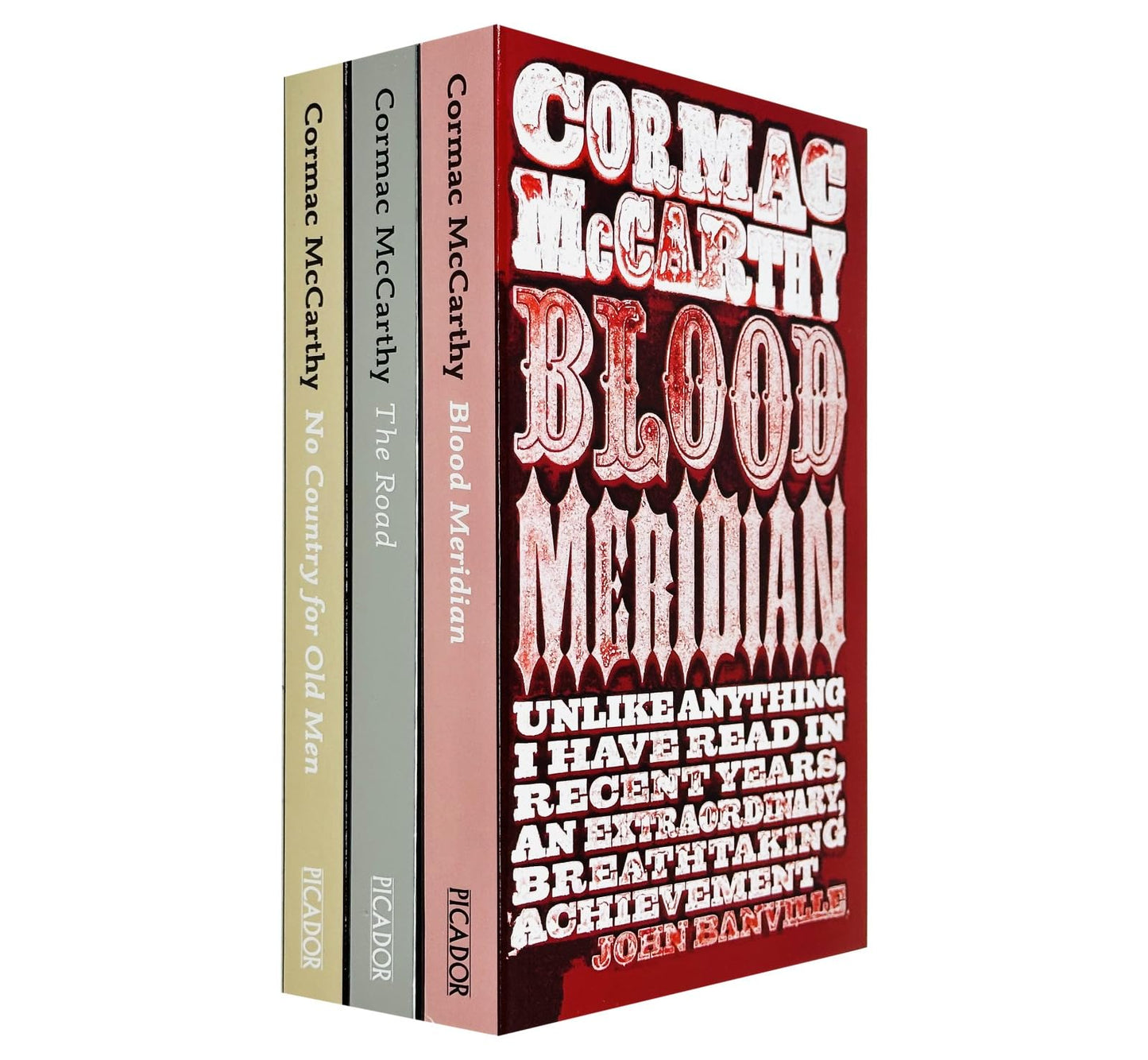 Cormac McCarthy 3 Books Collection Set (The Road, Blood Meridian & No Country for Old Men) [Paperback] Cormac McCarthy