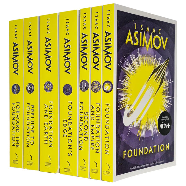 Isaac Asimov The Foundation Series 7 Books Collection Set (Foundation,Foundation and Earth, Prelude to Foundation & Forward the Foundation,Foundation and Empire, Second Foundation, Foundation's Edge) [Paperback] Isaac Asimov