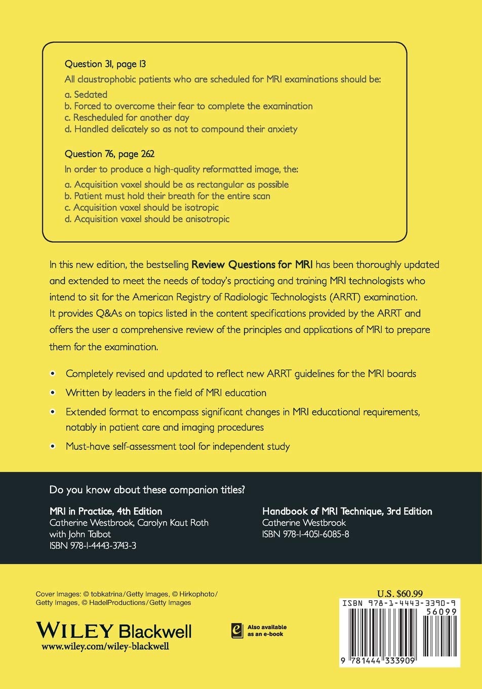Review Questions for MRI — Second Edition (Paperback) — additional view