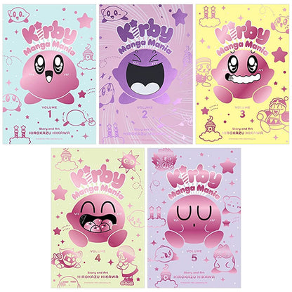 Kirby Manga Mania 6-book Collection Set Vol 1-6 by Hirokazu Hikawa [Paperback] Hirokazu Hikawa