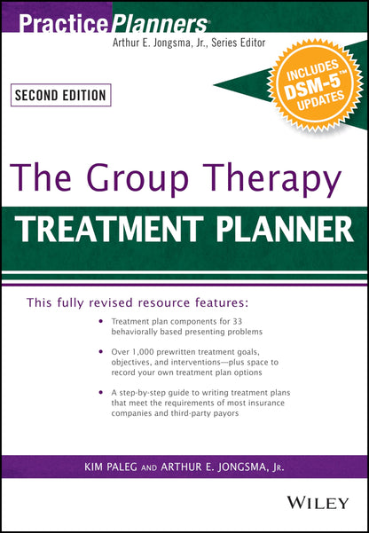 The Group Therapy Treatment Planner, with DSM-5 Updates (PracticePlanners) [Paperback] Berghuis, David J. and Paleg, Kim