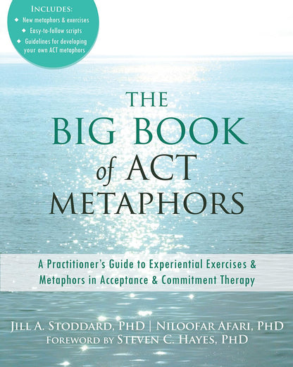 The Big Book of ACT Metaphors: A Practitioner’s Guide to Experiential Exercises and Metaphors in Acceptance and Commitment Therapy [Paperback] Stoddard PhD, Jill A.; Afari PhD, Niloofar and Hayes PhD, Steven C.