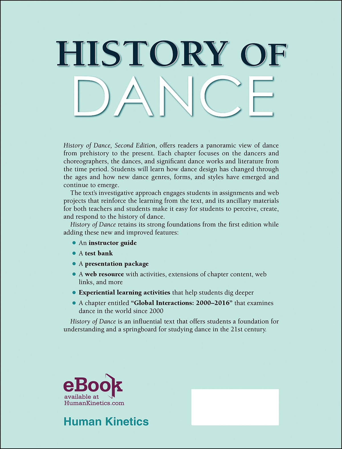 History of Dance — Second Edition (Paperback) — additional view