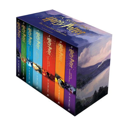 Harry Potter Complete Series 1–7 Books Box Set by J.K. Rowling – Full Collection Paperback (Fantasy Adventure for Kids & Adults)