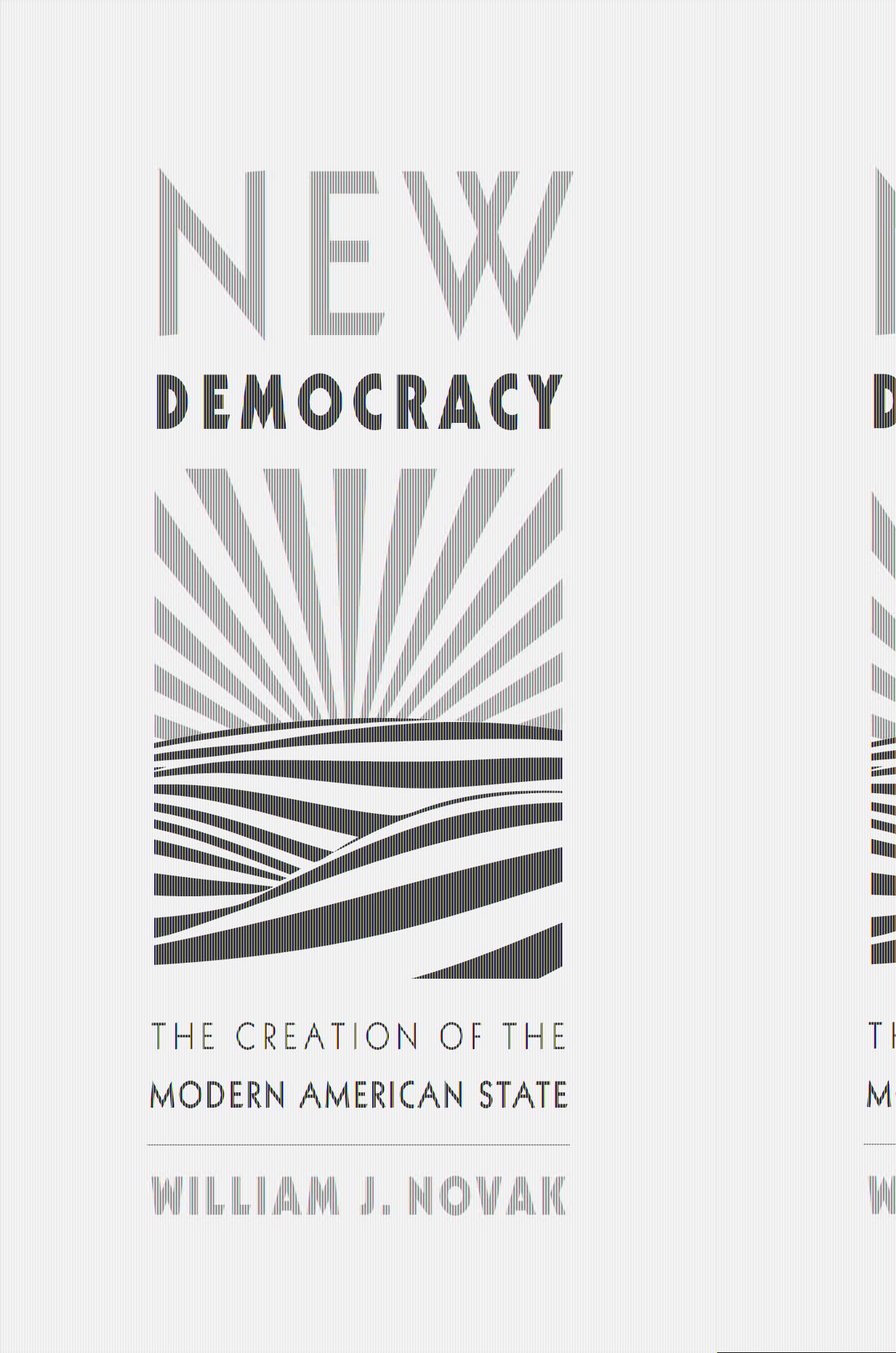 New Democracy: The Creation of the Modern American State [Hardcover] Novak, William J.