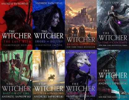 Witcher Eight Book Illustrated Collection Set [Hardcover] Andrzej Sapkowski