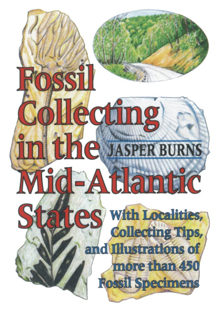 Fossil Collecting in the Mid-Atlantic States: With Localities, Collecting Tips, and Illustrations of More than 450 Fossil Specimens [Paperback] Burns, Jasper