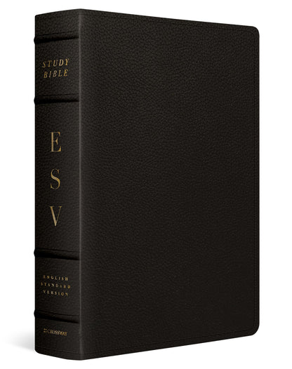 ESV Study Bible, Large Print (Buffalo Leather, Deep Brown): Holy Bible, English Standard Version [Leather Bound] ESV Bibles