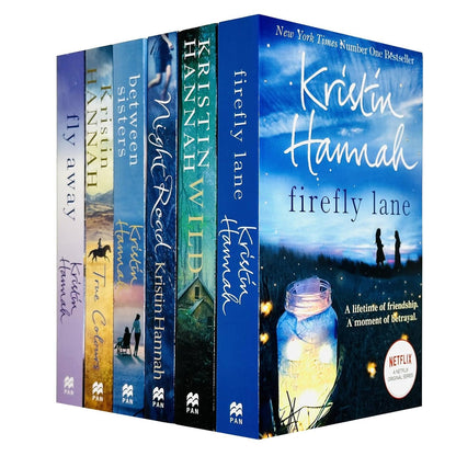 Kristin Hannah 6 Books Collection Set (Firefly Lane, Wild, Night Road, Between Sisters, True Colours & Fly Away) [Paperback] Kristin Hannah