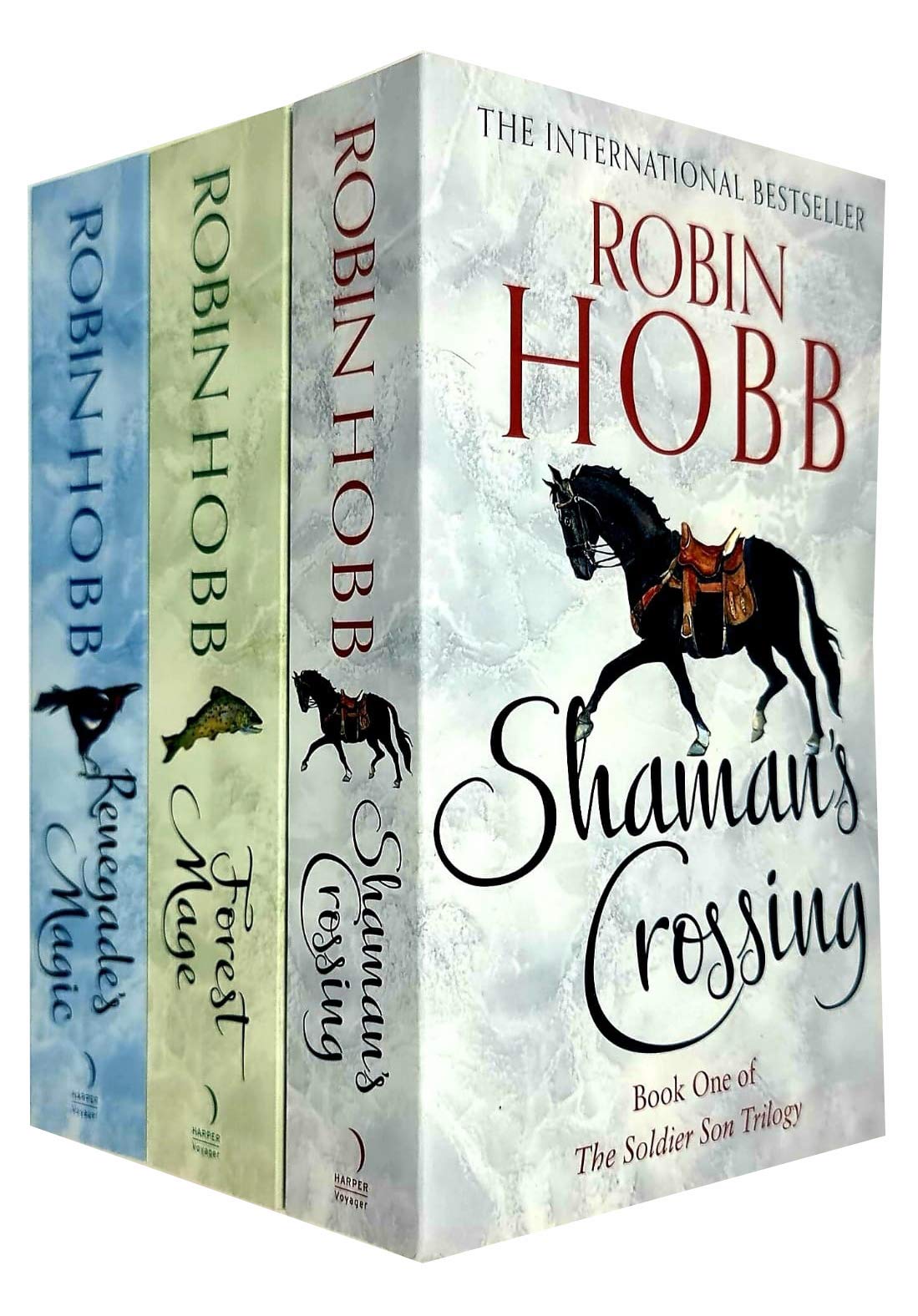 Robin Hobb Soldier Son Trilogy Collection 3 Books Set (Renegade's Magic,Shaman's Crossing, Forest Mage) [Paperback] Robin Hobb