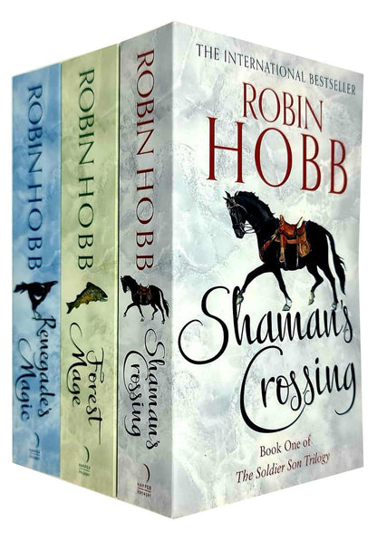 Robin Hobb Soldier Son Trilogy Collection 3 Books Set (Renegade's Magic,Shaman's Crossing, Forest Mage) [Paperback] Robin Hobb
