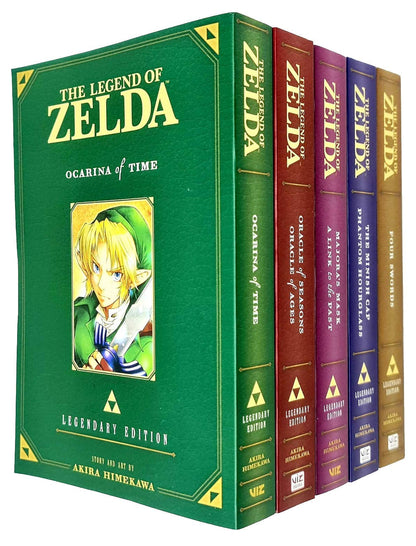 The Legend of Zelda Legendary Edition Collection 5 Books Set [Paperback] Akira Himekawa