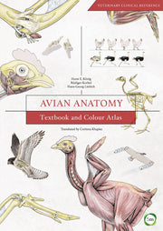 Avian Anatomy: Textbook and Colour Atlas (Second Edition) Koenig, Horst E.; Korbel, Ruediger; Liebich, Hans-Georg and Klupiec, Corinna